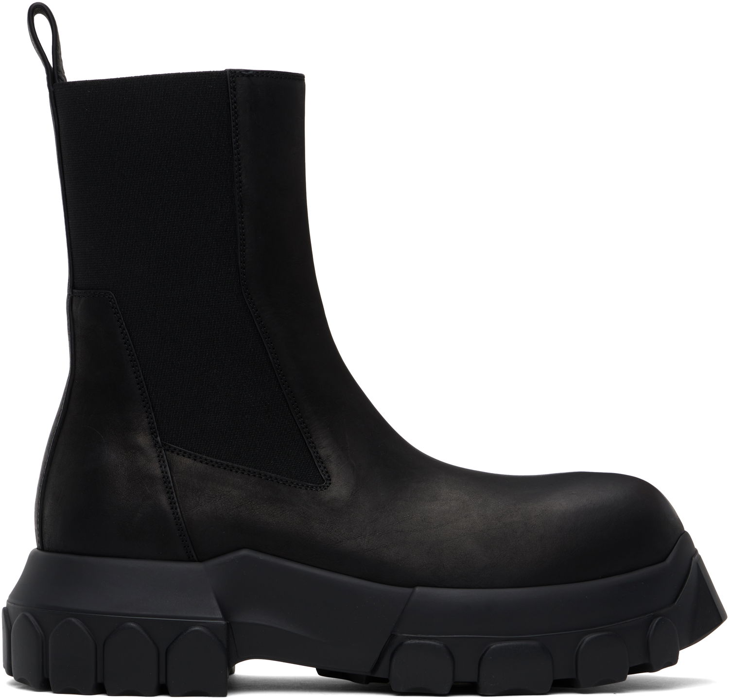 Sneakers og sko Rick Owens Rick Owens Hollywood Beatle Bozo Tractor Chelsea Boots Sort | RU01E5881 LWN, 0