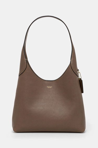 Håndtaske Coach Leather Shoulder Bag Brun | CU068, 0