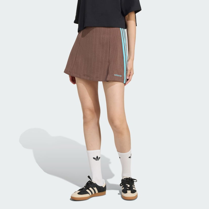 Nederdel adidas Performance Tailored Mini Skirt Brun | JX5305