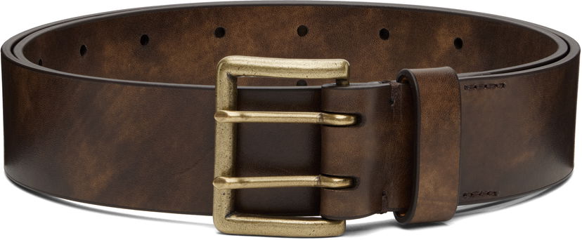 Bælter AURALEE AURALEE Two-Hole Buckle Belt Brun | A25AB02RP