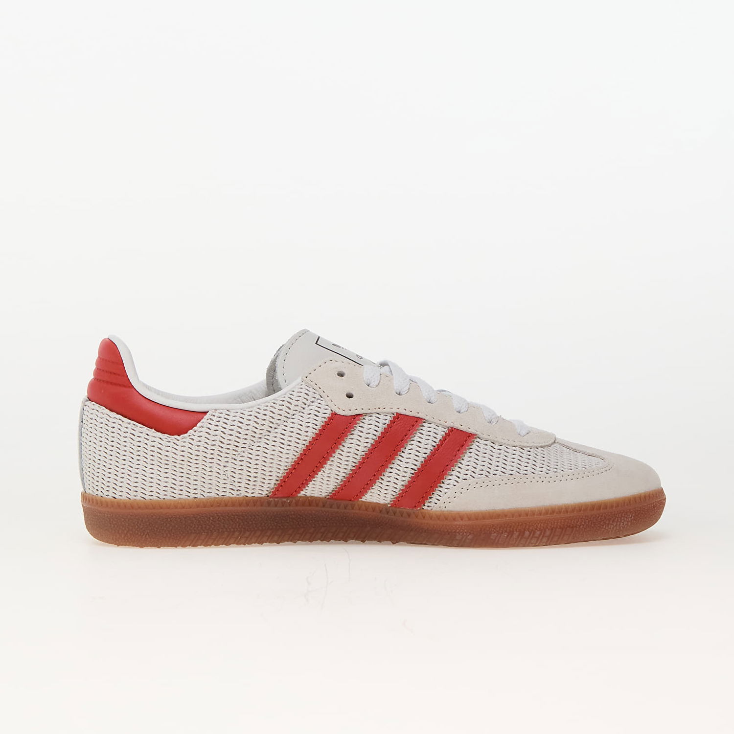 Sneakers og sko adidas Originals Samba OG Crystal White Preloved Red Hvid | IG1380, 1