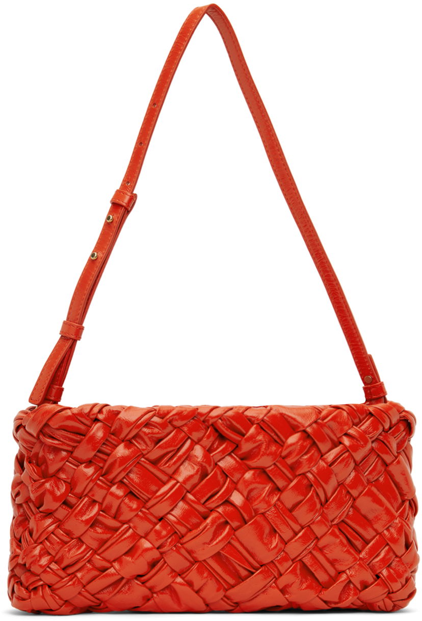Skuldertaske Bottega Veneta Kalimero Cha-Cha Shoulder Bag Rød | 785780 V40T1
