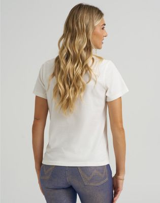 T-shirt Wrangler Lainey Wilson Regular Tee Hvid | 112374959:XS, 1