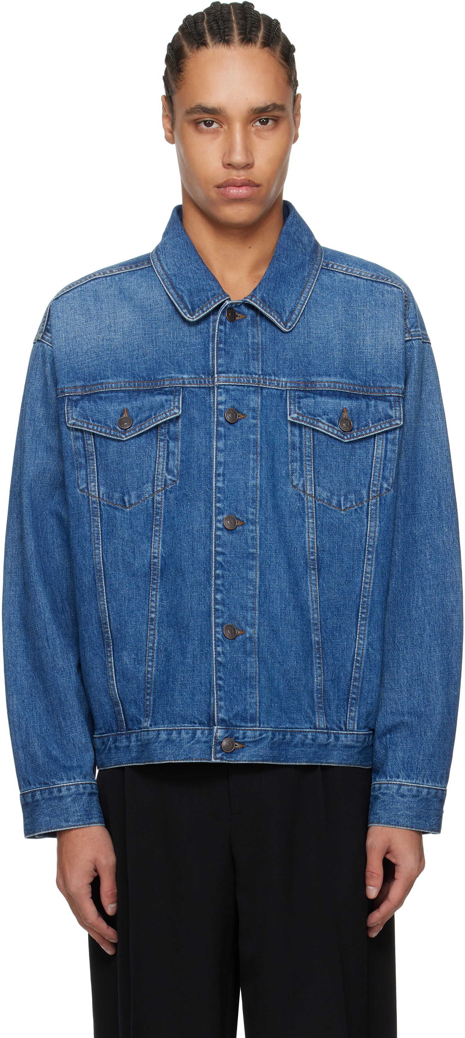 Jakke The Row The Row Seb Denim Jacket Blå | 906-W3809, 0