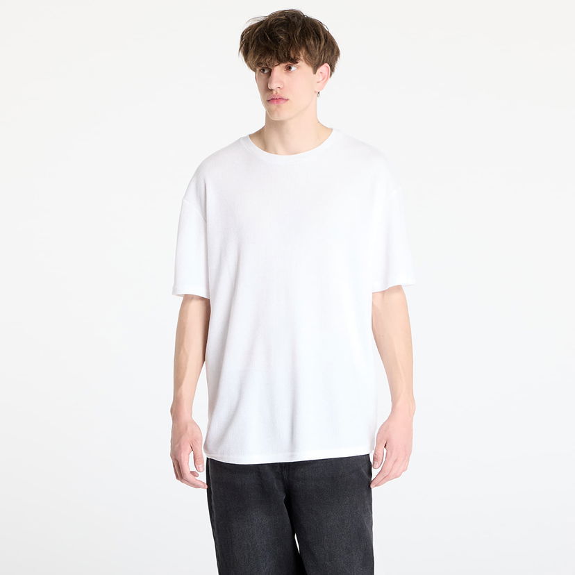 T-shirt Urban Classics Urban Classics Waffle Tee Hvid | TB6676-00220
