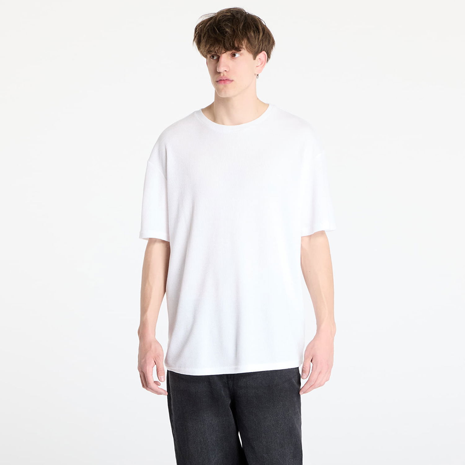 T-shirt Urban Classics Urban Classics Waffle Tee Hvid | TB6676-00220, 0