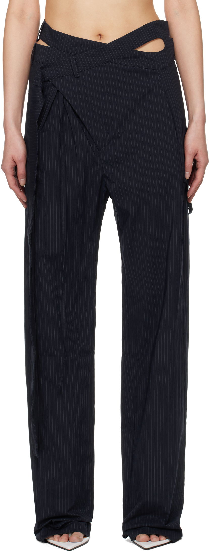 Bukser Ottolinger Ottolinger Signature Wrap Suit Trousers Sort | 12320152301
