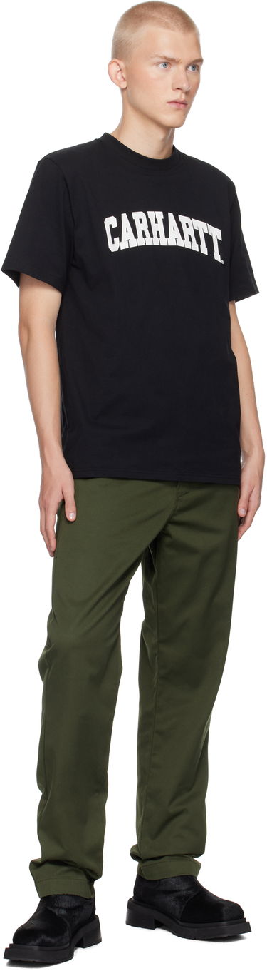 T-shirt Carhartt WIP Black University T-Shirt Sort | I034851, 3