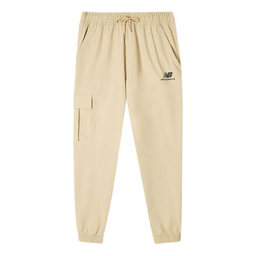 Cargo bukser New Balance Sportswear Club Fleece Cargo Pants Beige | AMP12362-BEI, 0