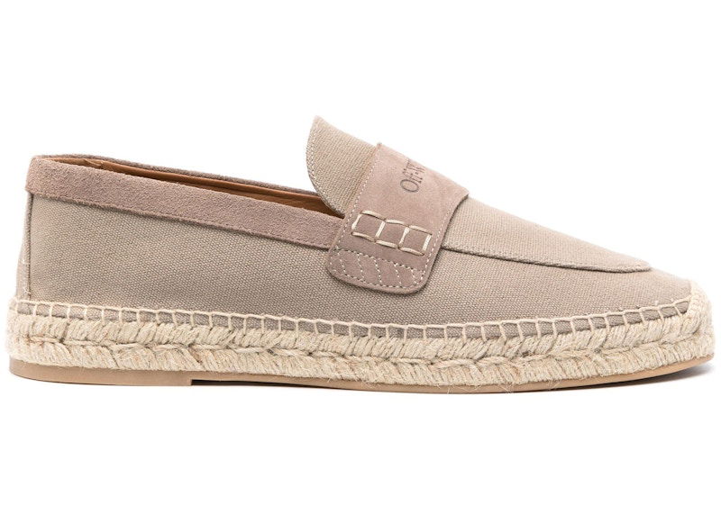 Sneakers og sko Off-White Bidarette Espadrilles Beige Canvas Beige | OMIB008S24 FAB0011709, 0