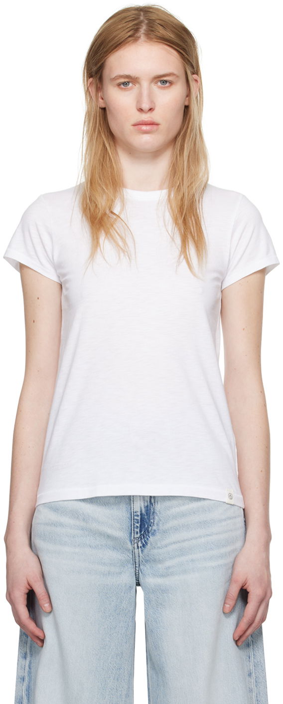 T-shirt rag & bone Rag & Bone 'The Slub' T-Shirt Hvid | W272C32CH