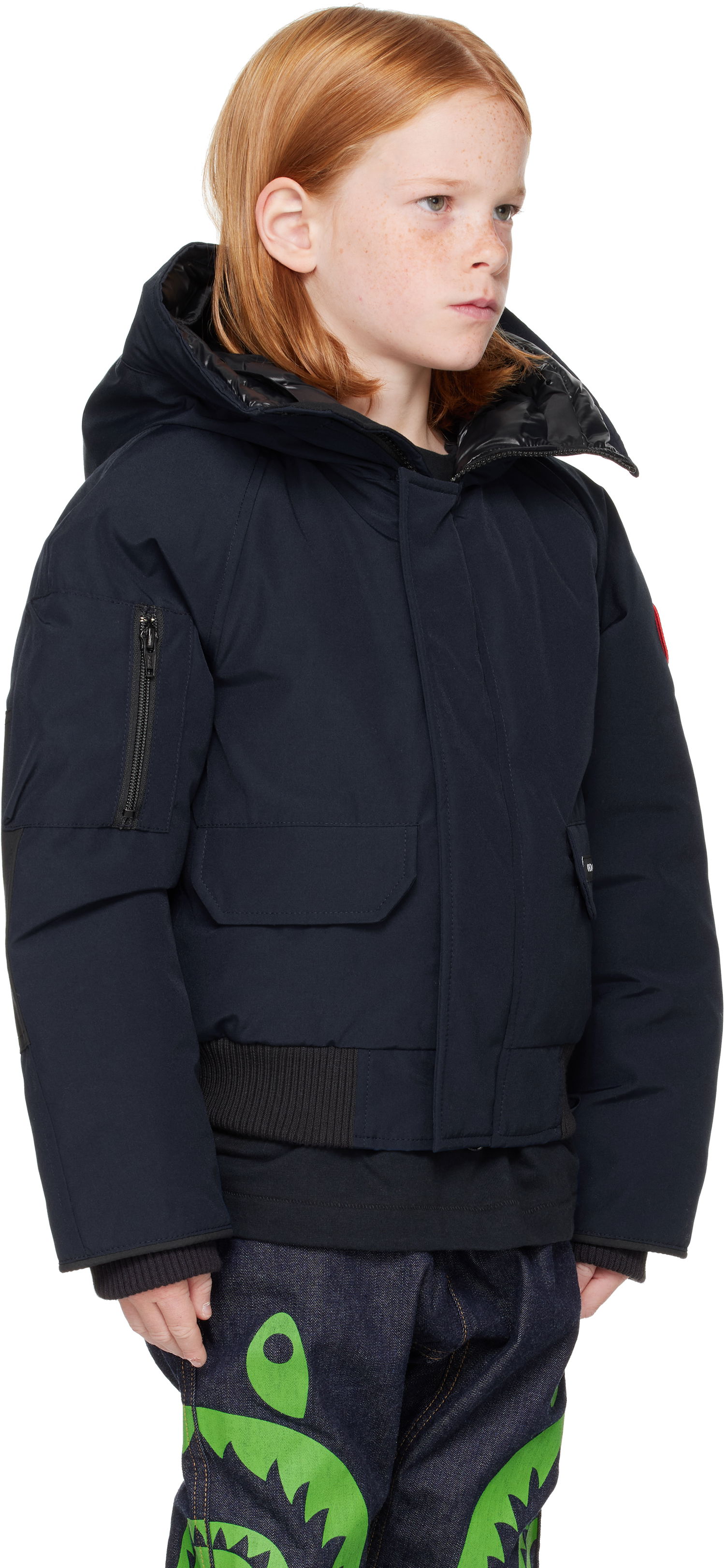 Bomberjakke Canada Goose Chilliwack Down Bomber Jacket Mørkeblå | 4555Y, 1