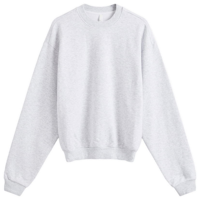 Sweatshirt SKIMS Cotton Fleece Classic Crew Sweatshirt Grå | TP-PLO-4474-LHG