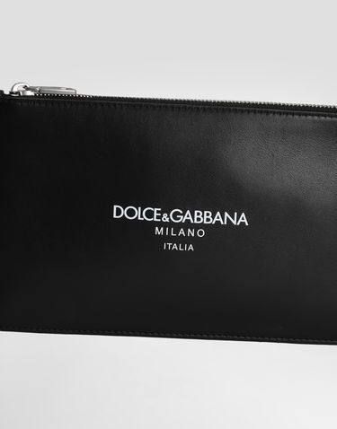 Håndtaske Dolce & Gabbana Calfskin Toiletry Bag Sort | BP3343A6E4880999, 3