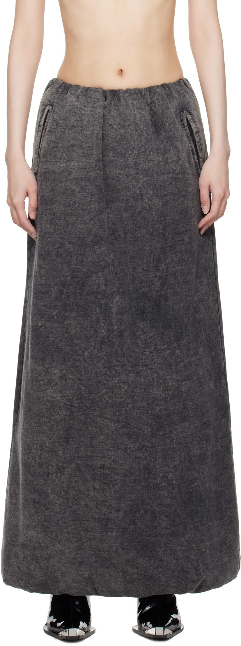Nederdel Diesel O-Tulip Maxi Skirt Grå | A16524 0EGBV