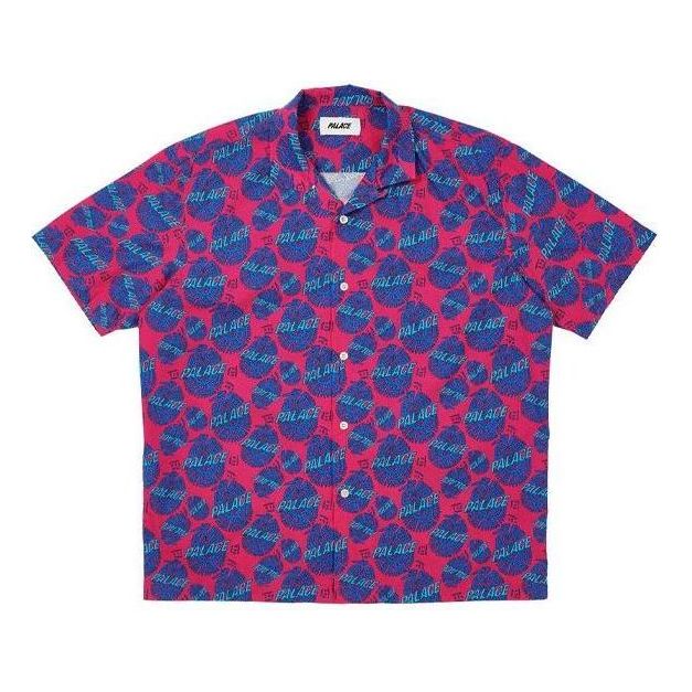 Skjorte Palace Palace Short Sleeve Button-Up Shirt Rød | P22SHT073