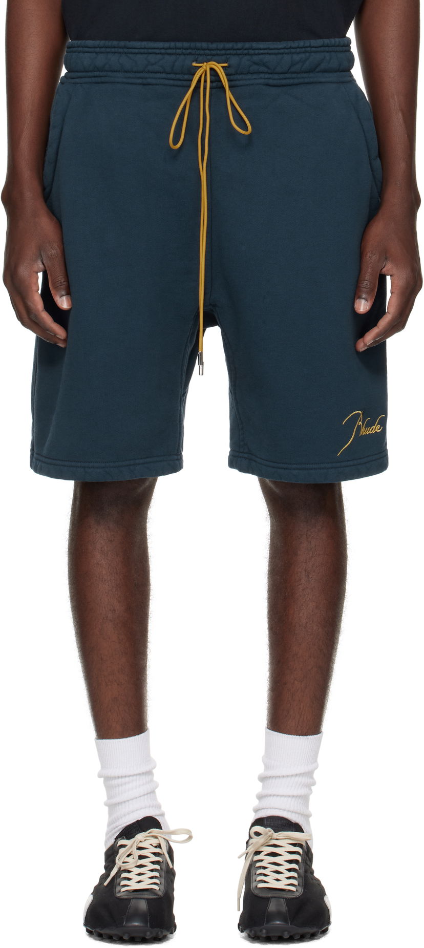 Shorts Rhude Rhude Classique Sweat Shorts Mørkeblå | RHPF25SH01012