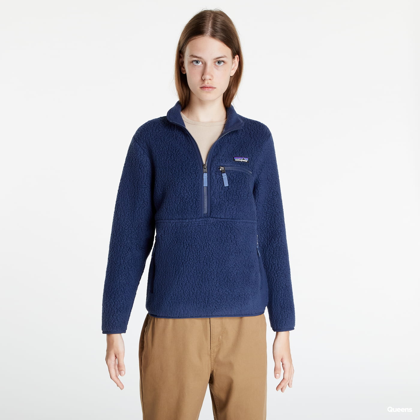 Sweatshirt Patagonia Retro Pile Jacket Blå | 22801 NENA, 0