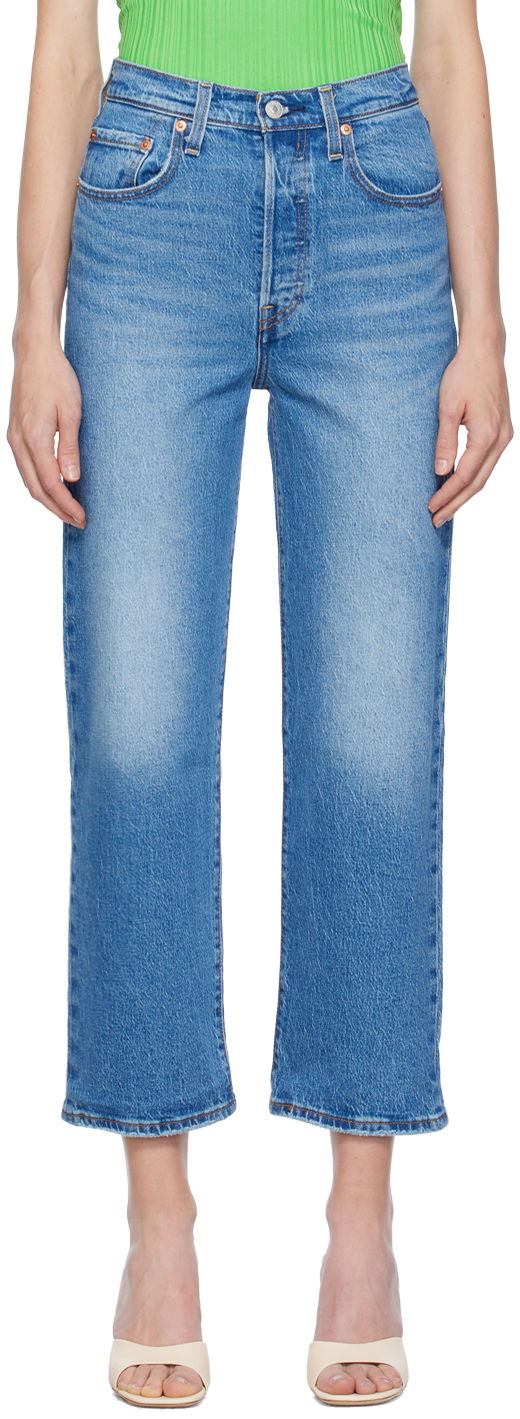 Jeans Levi's Ribcage Jeans Blå | 72693-0177, 0