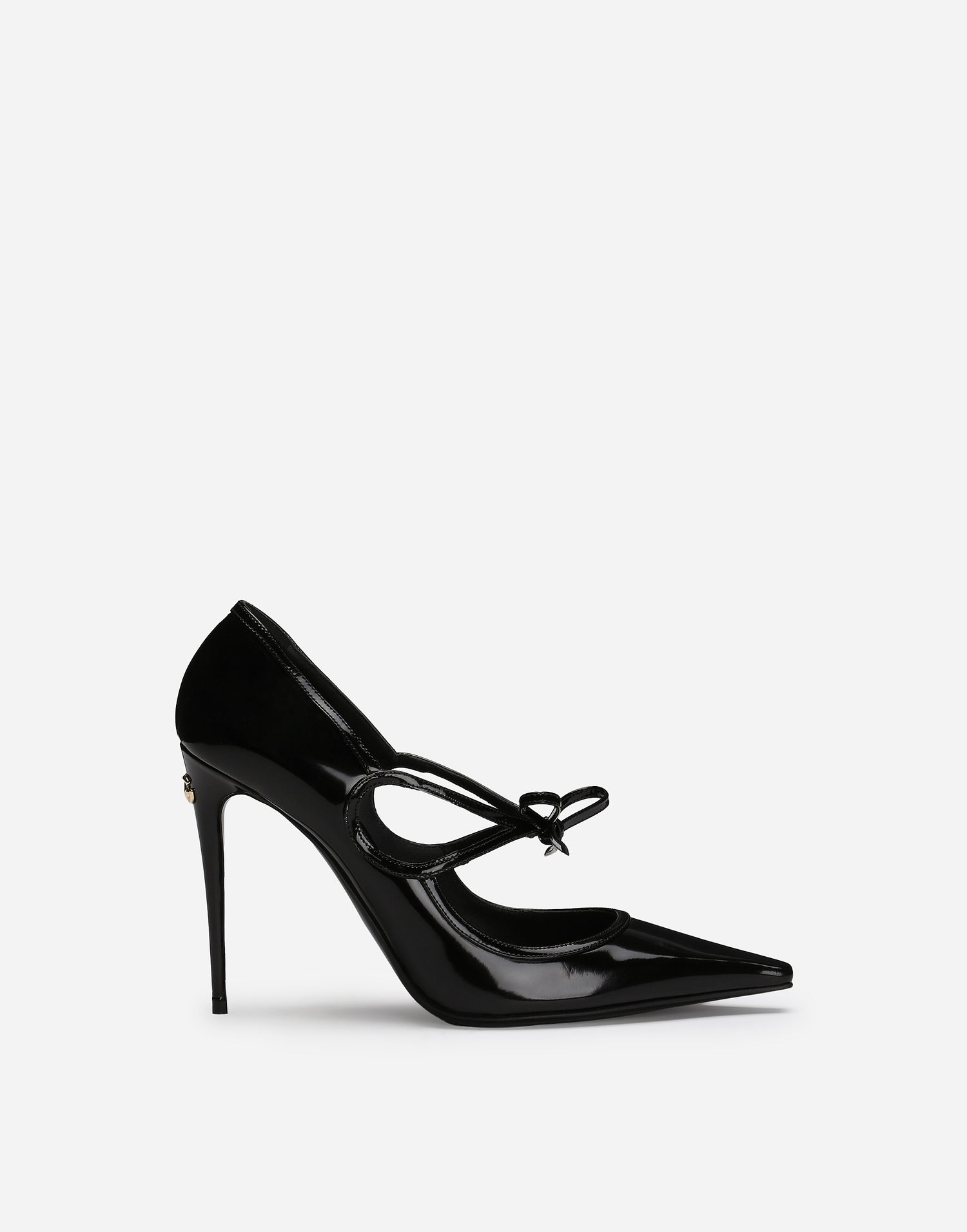 Sneakers og sko Dolce & Gabbana Polished Calfskin Pumps Sort | CD1853A103780999, 0