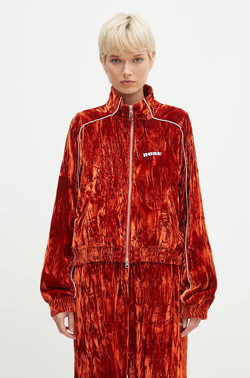 Sweatshirt Martine Rose Shrunken Track Jacket Rød | 164WF04202
