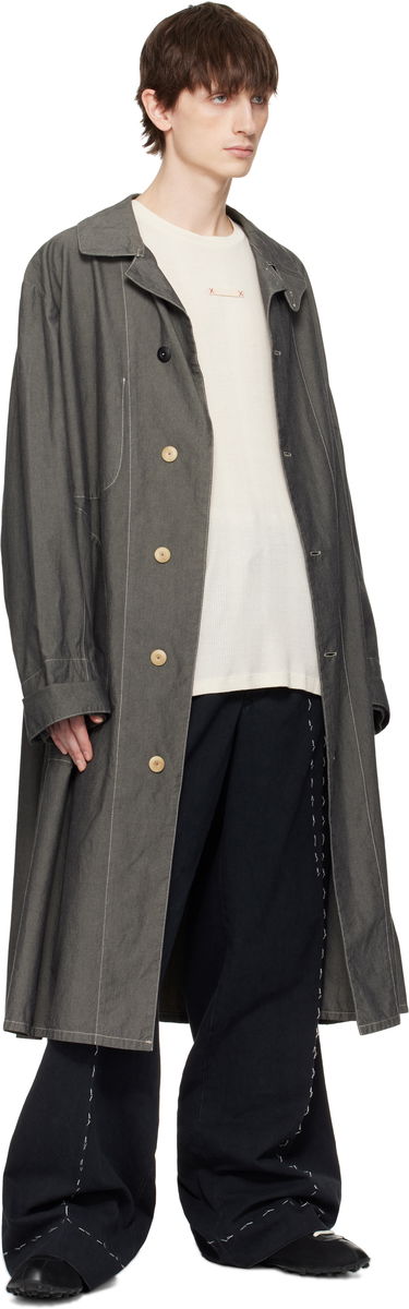 Regnfrakke Maison Margiela Maison Margiela Canvas Coat Grå | S50AA0156 M35299, 3