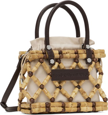 Håndtaske Feng Chen Wang Feng Chen Wang Woven Bamboo Bag Beige | FENG19AC16, 1