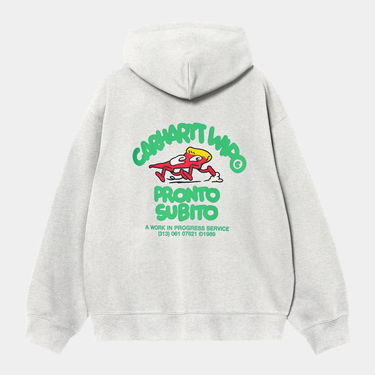 Sweatshirt Carhartt WIP Carhartt WIP Pronto Zip-Up Hoodie Grå | I035177_9, 3