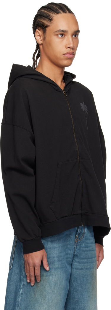 Sweatshirt Palm Angels Palm Angels Palms Zip Hoodie Sort | PMBE016S25FLE0011313, 1