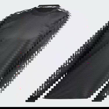 T-shirt adidas Performance Pride Mesh 3-Stripes Long Sleeve Sort | IZ4893, 1