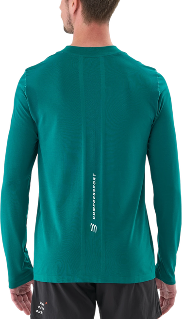 T-shirt Compressport Performance Long Sleeve T-shirt Grøn | atsm4946028l, 1