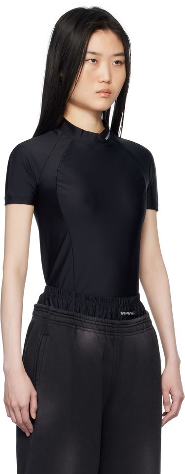 Tanktop Alexander Wang Alexander Wang.t Logo Detailed Rash Guard Sort | 4CC1251533, 1