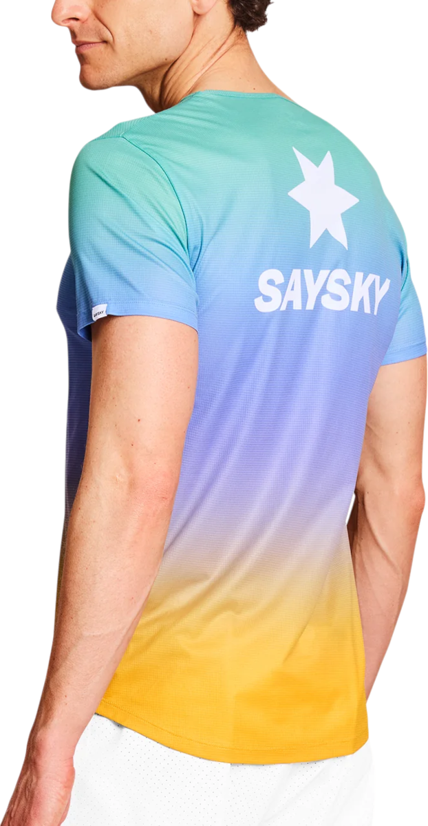 T-shirt Saysky Saysky Drip Dye Flow T-Shirt Flerfarvet | nmrss60c-1033, 1