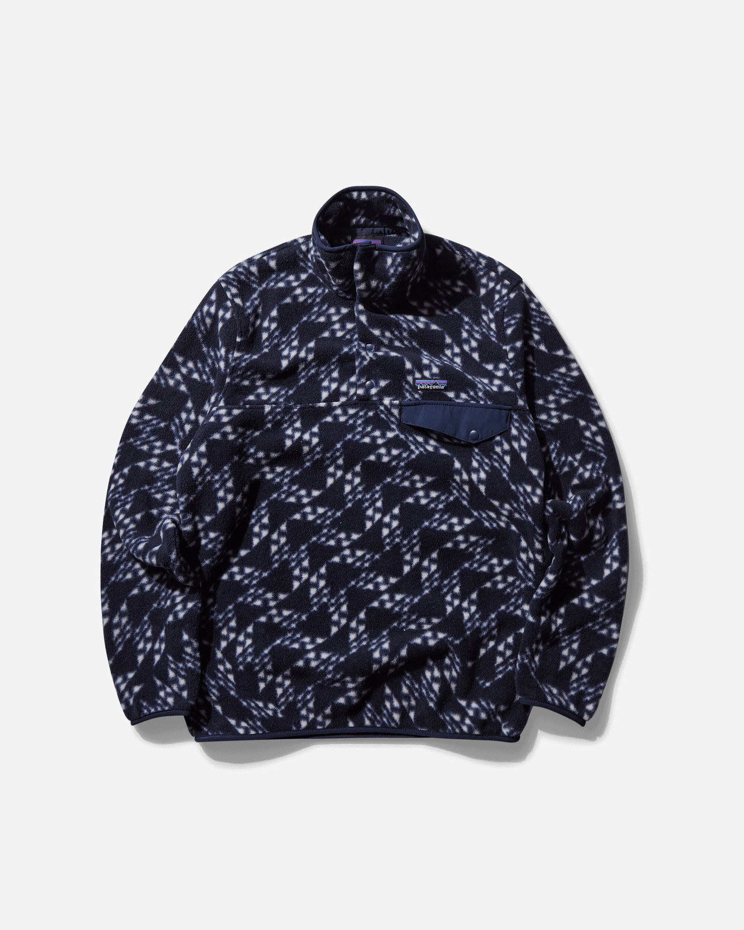 Sweater Patagonia Lightweight Synchilla Snap-T Pullover Synched Flight Blå | 25551-SFNA, 1