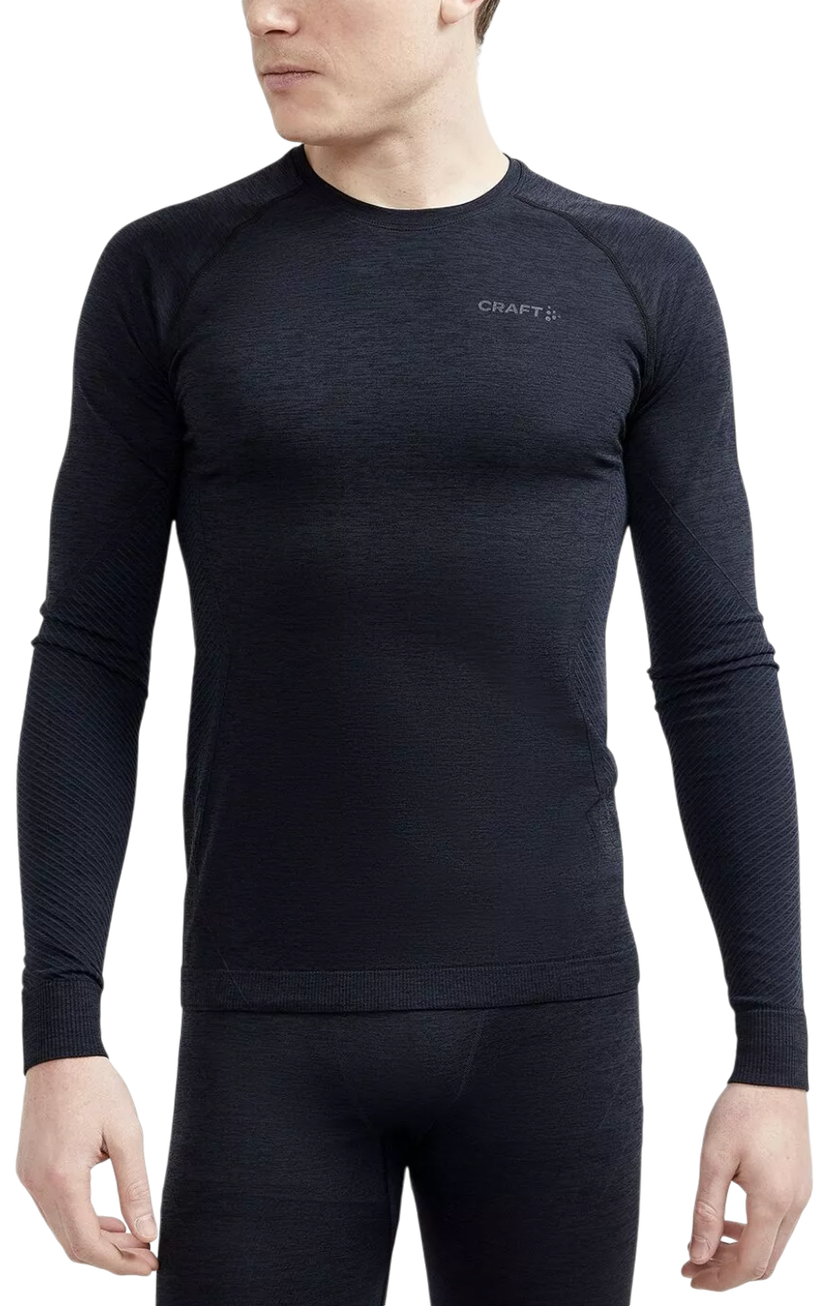 Krop Craft Men's Active Core Dry Base Layer Top Sort | 1911157-999000