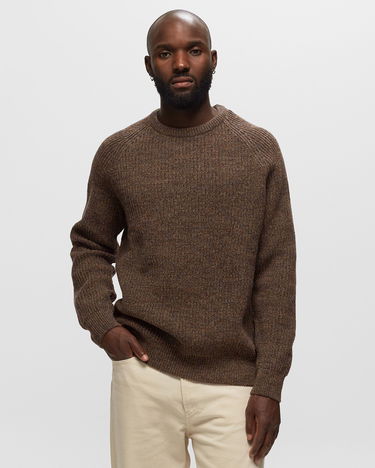Sweater Barbour Horseford Knitted Crewneck Sweater Brun | MKN1113SN31, 2