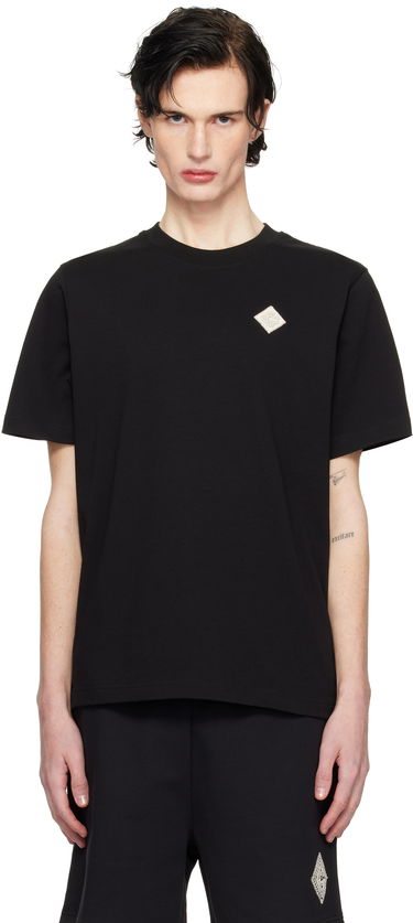 T-shirt Casablanca Pearl Diamond Patch T-Shirt Sort | MPS25-JTS-001-10, 0