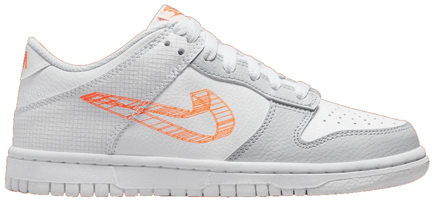 Sneakers og sko Nike Dunk Low SE "3D Swoosh" GS Grå | DR0171-100, 1