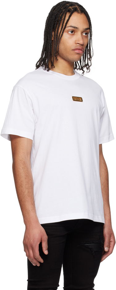 T-shirt Versace Versace Jeans Couture Logo T-Shirt Sort | E78GAHT08_ECJ00T, 4