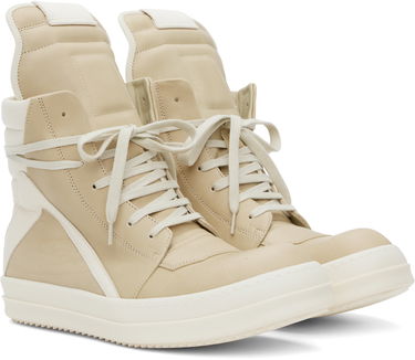 Sneakers og sko Rick Owens Rick Owens Hollywood Geobasket Beige | RR01E5894 LCHLCO, 3