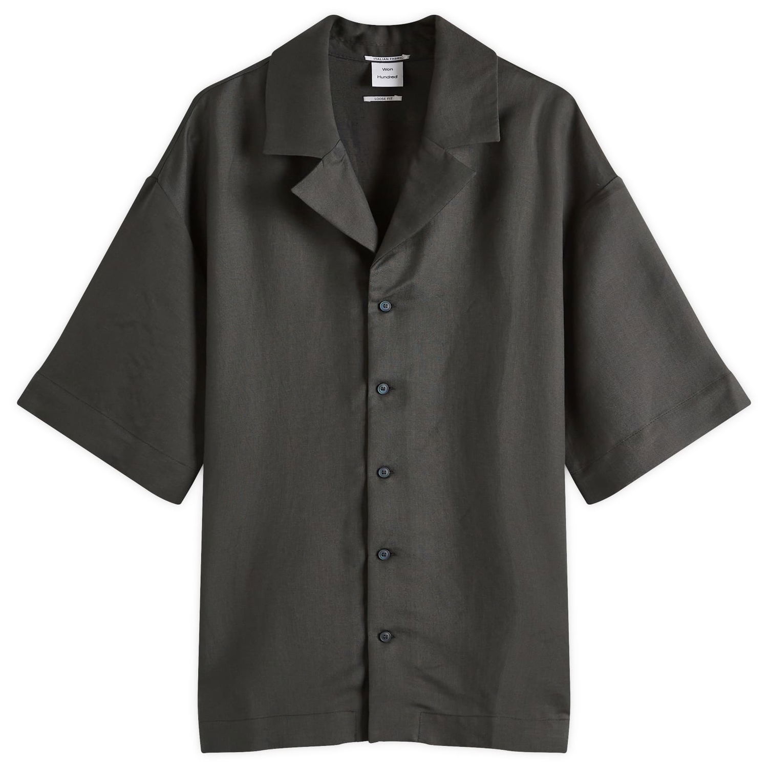 Skjorte Won Hundred Won Hundred Desmond Vacation Shirt, Size Large Sort | 3553-14277, 0