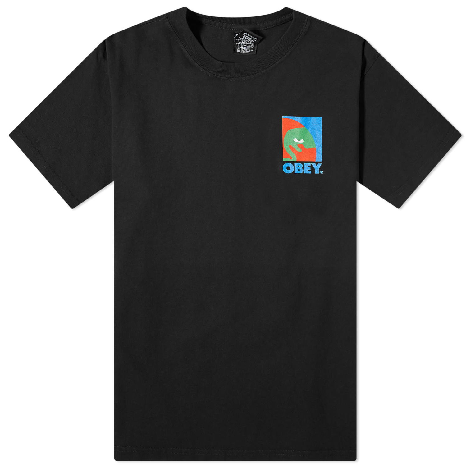 T-shirt OBEY Circular Icon Sort | 166913702-JET, 0