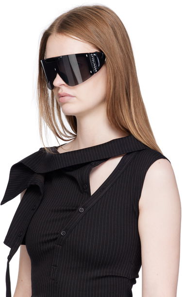 Solbriller Ottolinger Ottolinger Knotted Shield Sunglasses Sort | 127-900227-01, 3