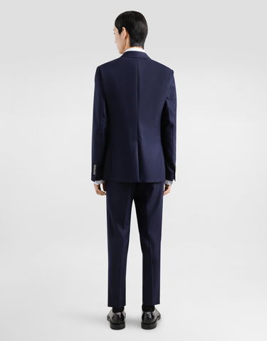 Bukser Dolce & Gabbana Dolce & Gabbana Wool Dress Pants With Double Darts Mørkeblå | GV4EETFM2GUB0665, 2