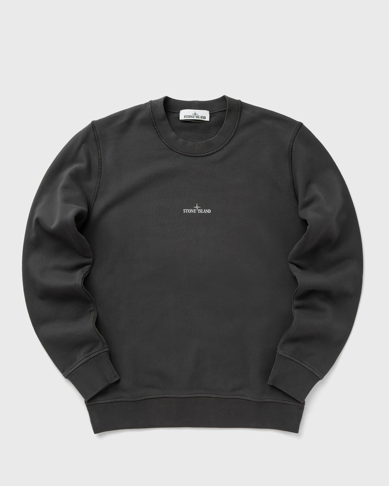 Sweatshirt Stone Island Stone Island Crewneck Cotton Fleece Sweatshirt Sort | K1S156100665S0083.V0065, 0