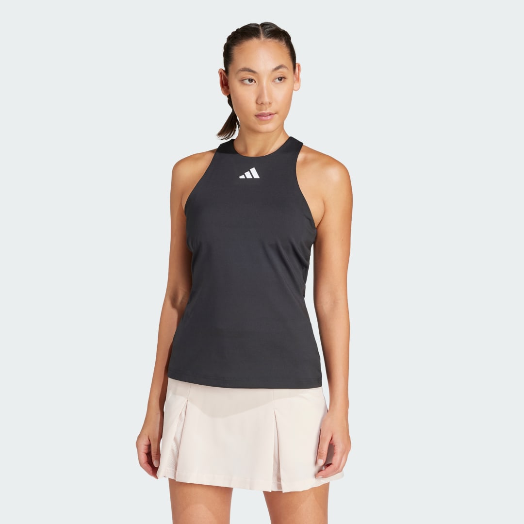 Tanktop adidas Performance Tennis Y-Tank Top Sort | IP1967, 1