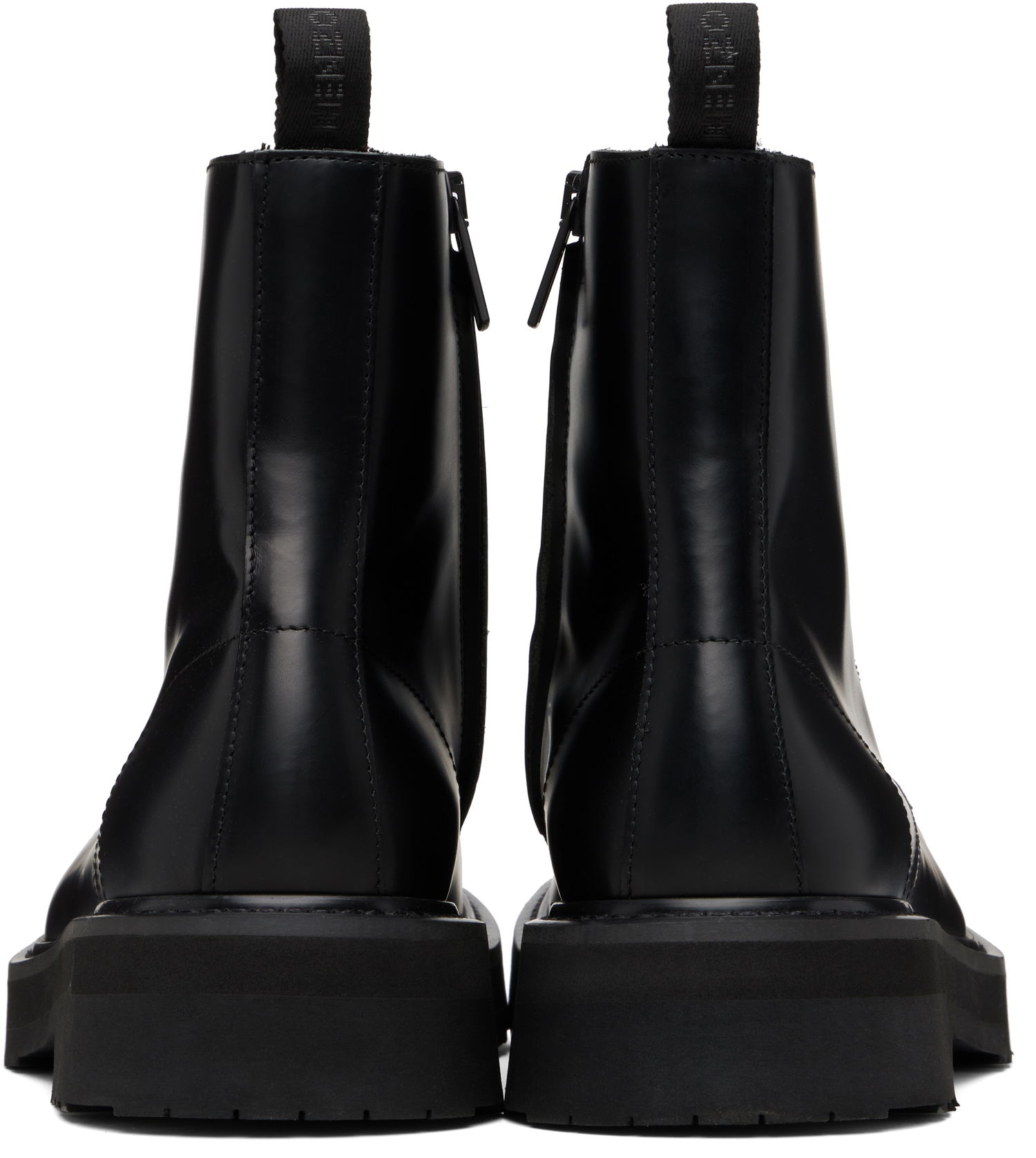 Sneakers og sko KENZO Kenzo Paris KENZOSMILE Lace-Up Boots Sort | FF65BT111L52, 1