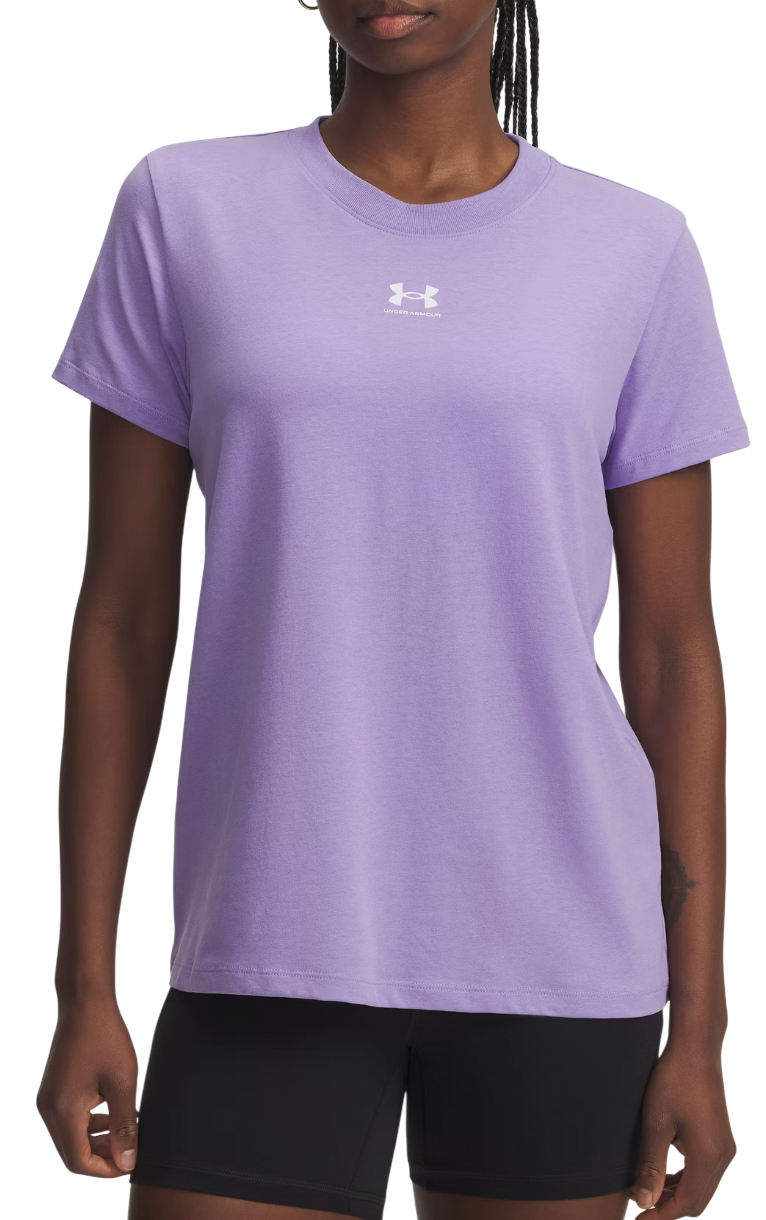 T-shirt Under Armour Rival Core Short Sleeve T-Shirt Lilla | 1383648-538, 0