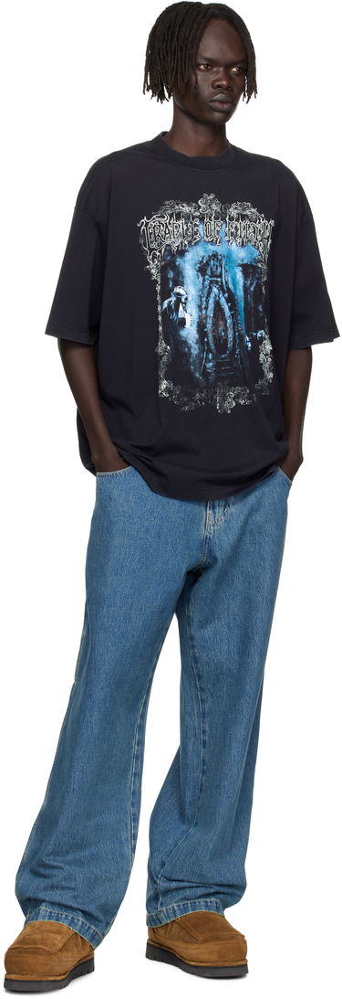 T-shirt VETEMENTS Vetements Cradle of Filth Oversized T-Shirt Sort | UCF76TR800B, 3