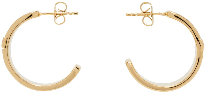 Øreringe A.P.C. Gold Grace Hoop Earrings Gul | MEAEC-F70848, 0